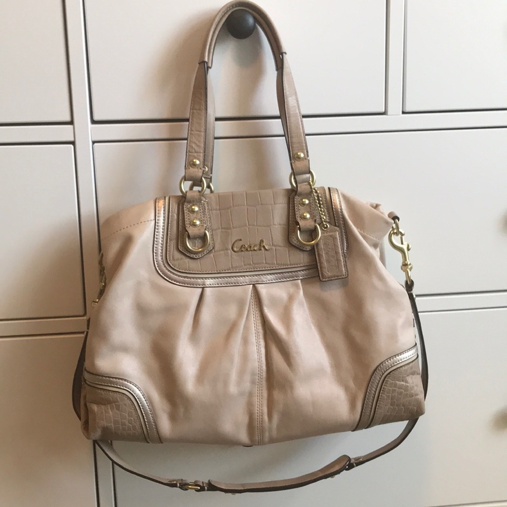 Coach Ashley Spectator Leather Carryall